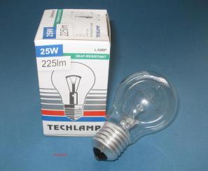 10er-Packung Glühbirne - CLASSIC A CL 25 Watt E27 "Auslauftype" Restbestände 