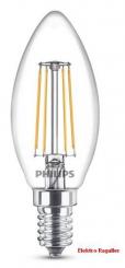 LED-Lampe PHILIPS CorePro LEDcandle 4,3-40 W/827 E14 CL 