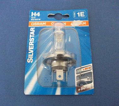 Autolampe - SILVERSTAR H4 12 V 60/55 W 