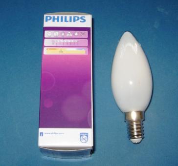 LED-Lampe PHILIPS CLASSIC LEDcandle 4,3-40 W/827 E14 FR 