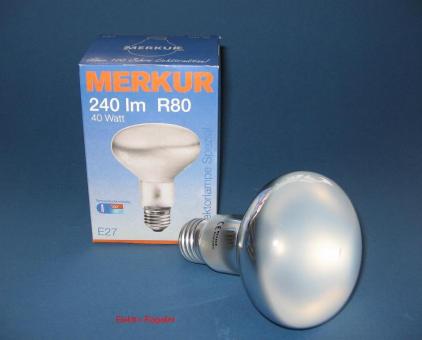 Reflektorlampe R80 40 Watt E27 "Auslauftype" 