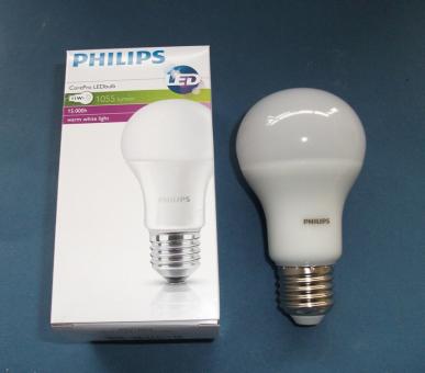 LED-Lampe PHILIPS CorePro LEDbulb matt 10 W (= 75 Watt) Warm White E27 