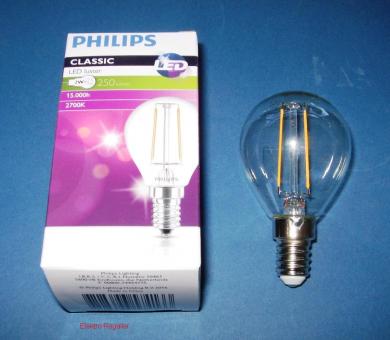 PHILIPS CorePro LEDluster 2-25 W/827 P45 E14 klar 