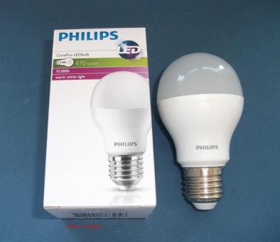 LED-Lampe PHILIPS CorePro LEDbulb matt 5,5 W (= 40 Watt) Warm White E27 