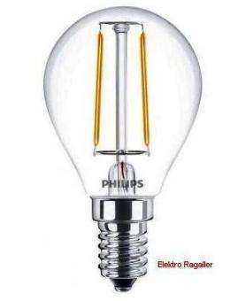 PHILIPS CoePro LEDluster 4,3-40 W/827 P45 E14 klar 