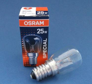 Birnenlampe - SPC. T 26/57 CL 25 Watt "Auslauftpye" 