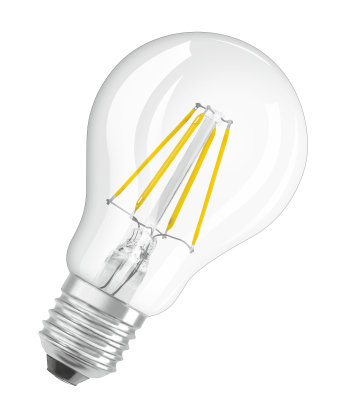 Osram Osram LED Lampe Parathom Retrofit Classic BA40 4 Watt 827 warmweiß 